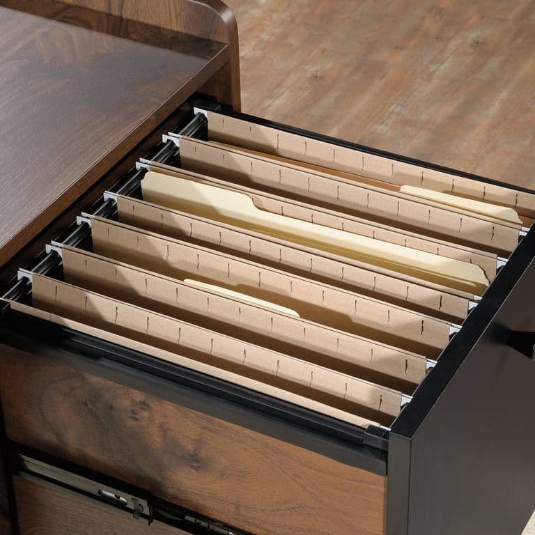 a drawer with several files inside of it