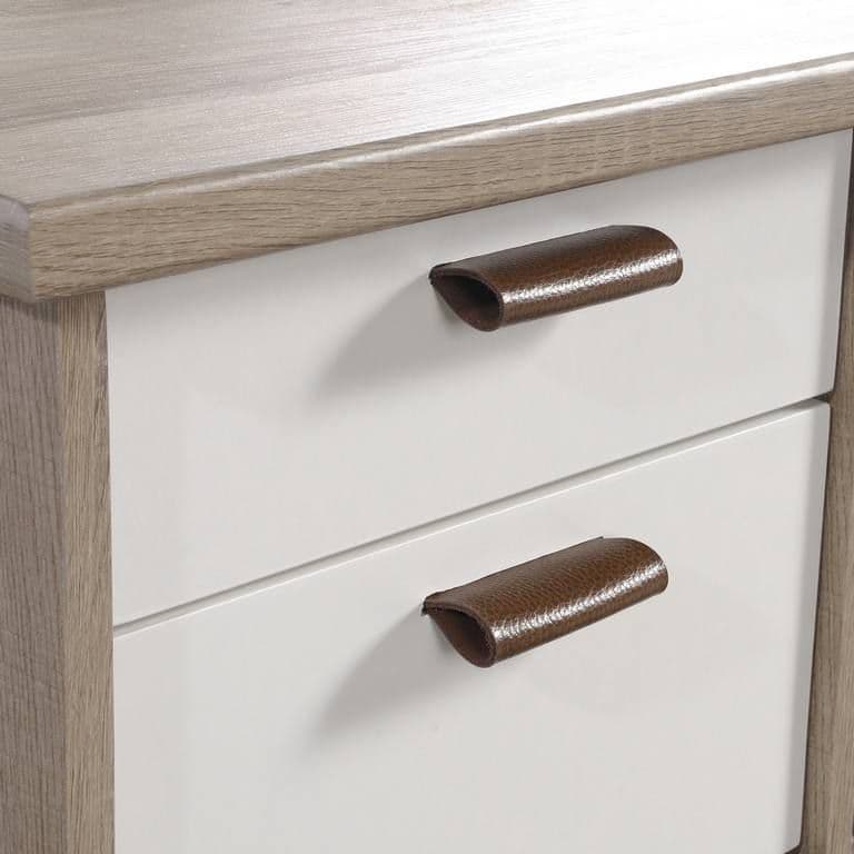 a close up of a drawer with two drawers