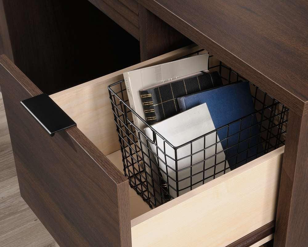 a drawer with files and folders in it