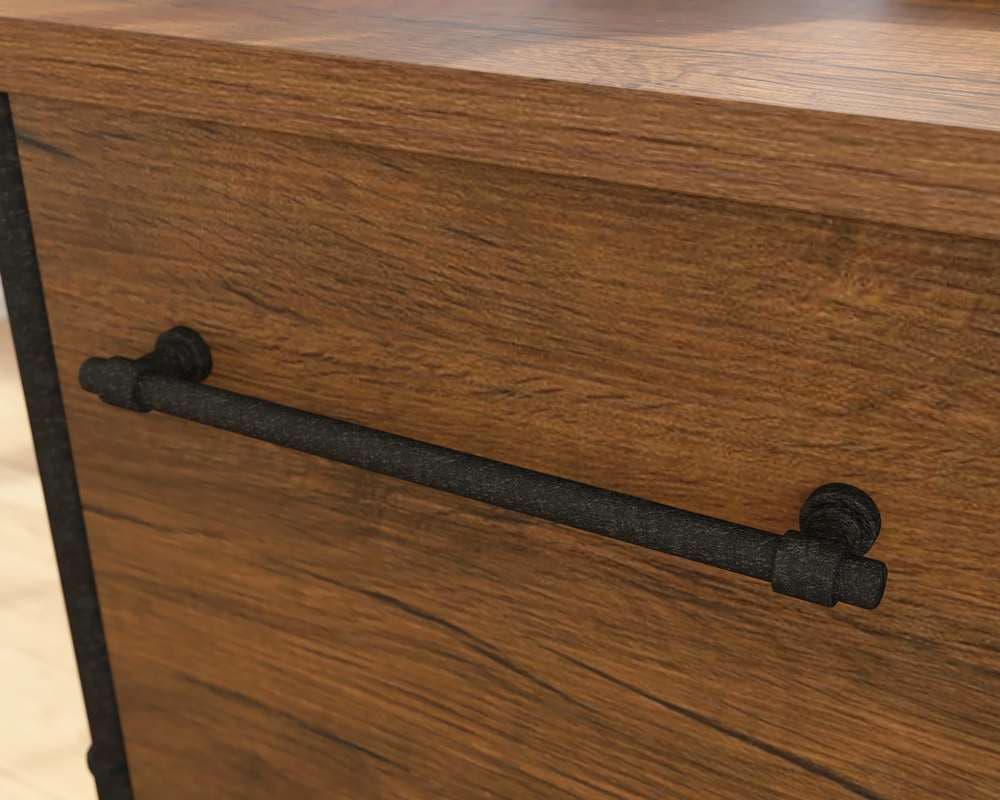 a close up of a drawer with a handle