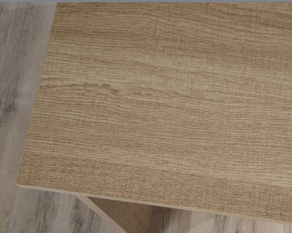 a close up of a wooden table top