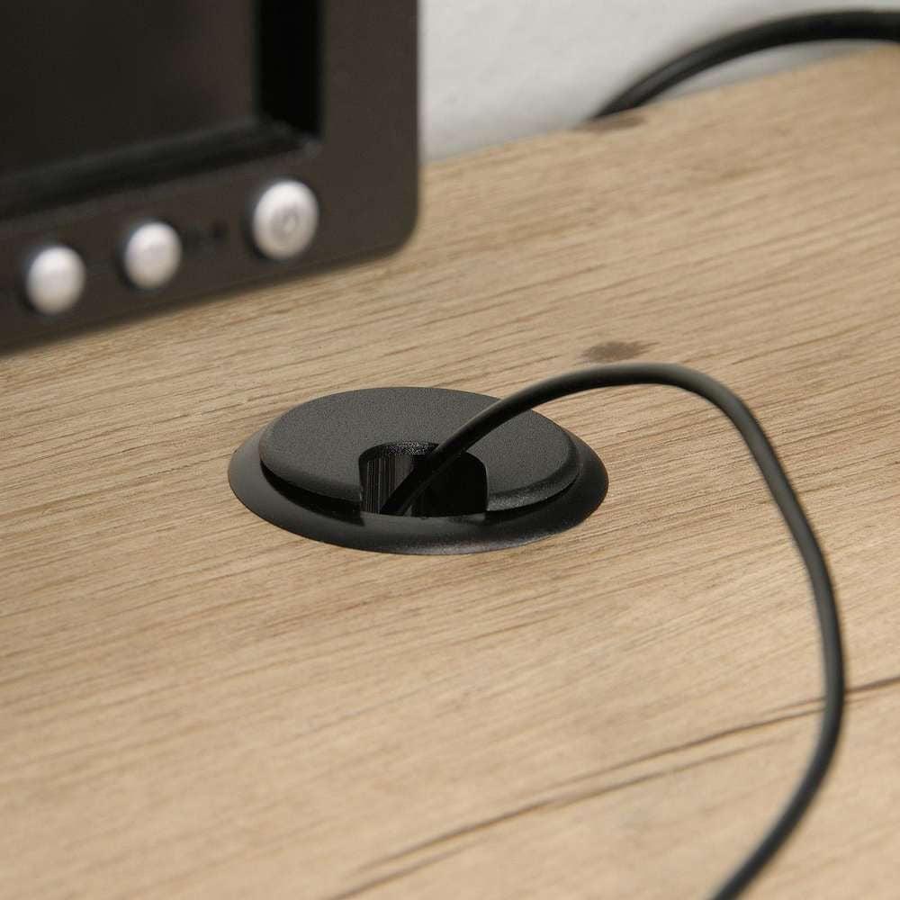 a close up of a computer mouse on a desk