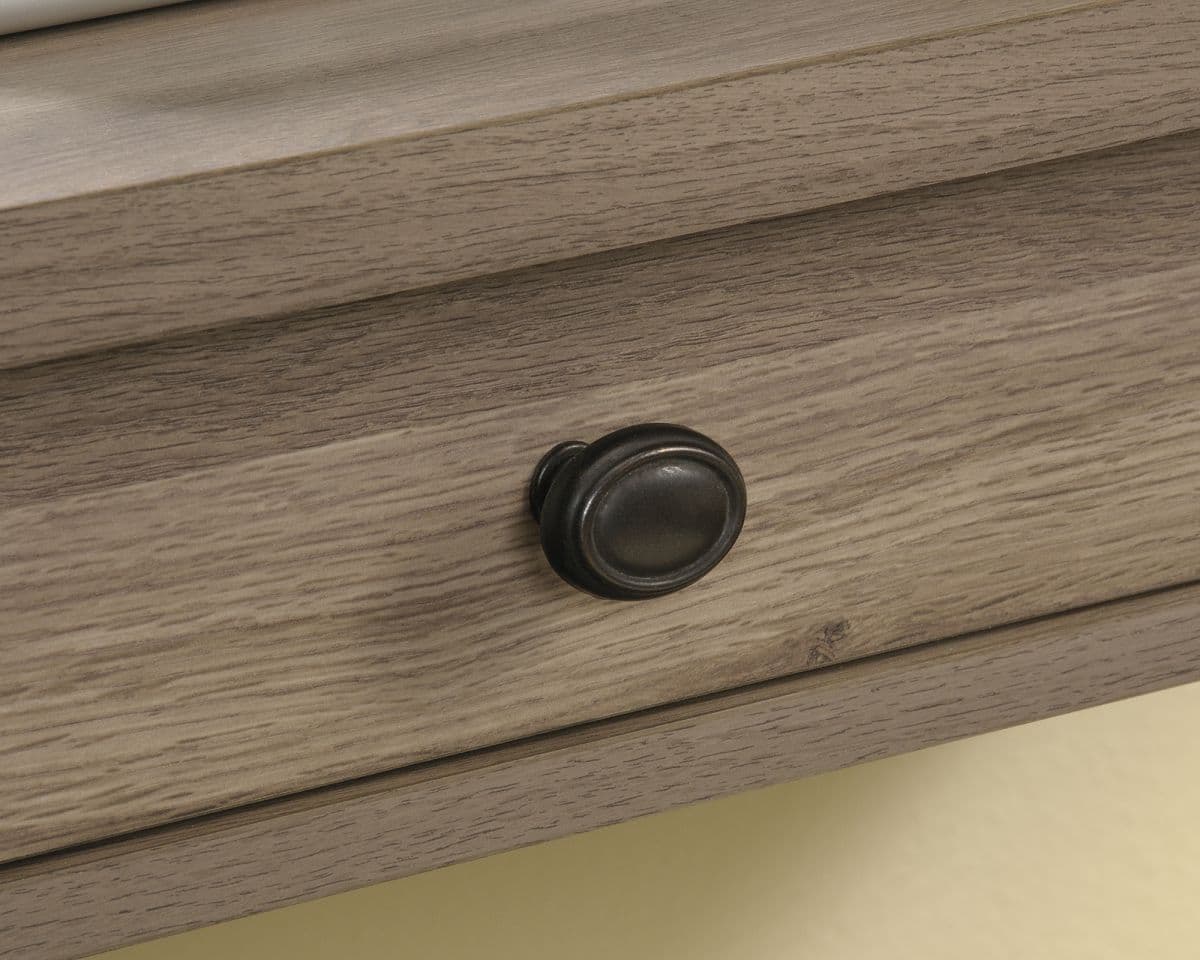 a close up of a drawer with a knob