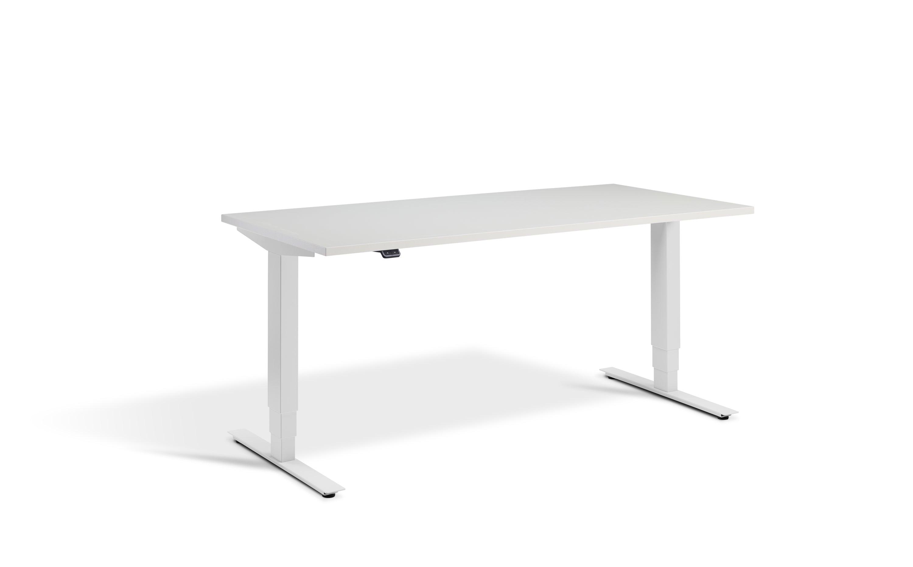 a white desk with a white top on a white background