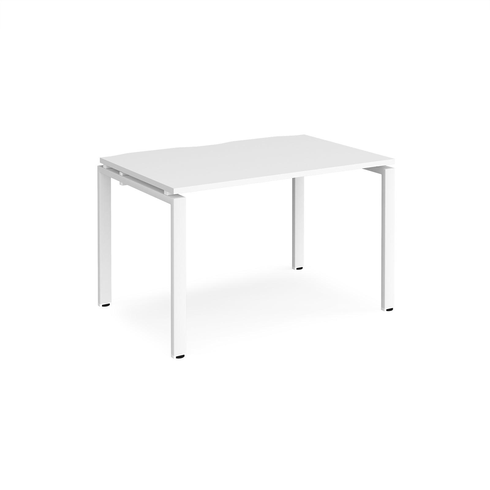 a white table on a white background