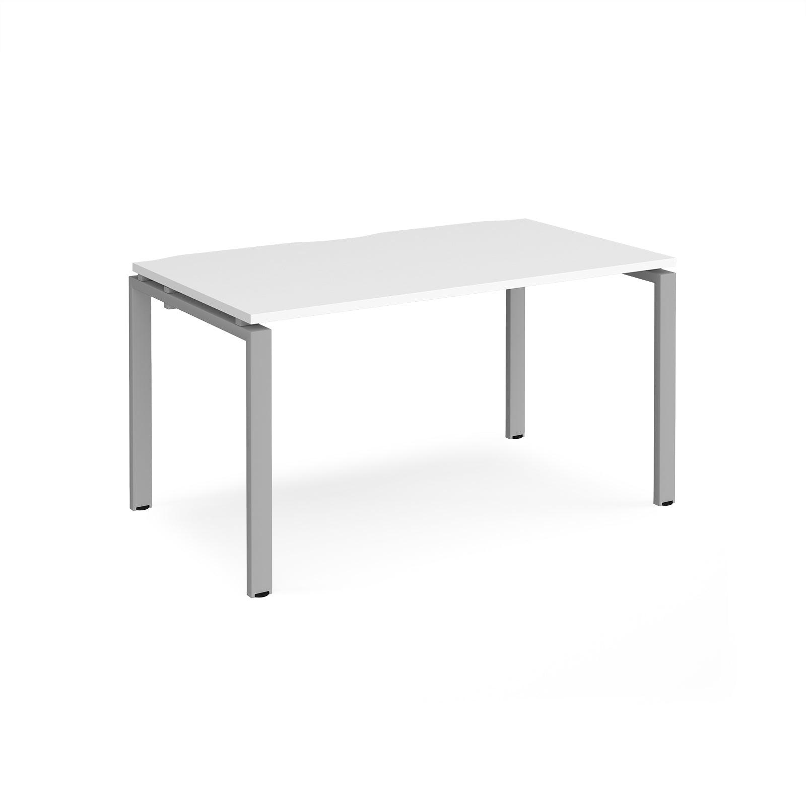 a white table on a white background