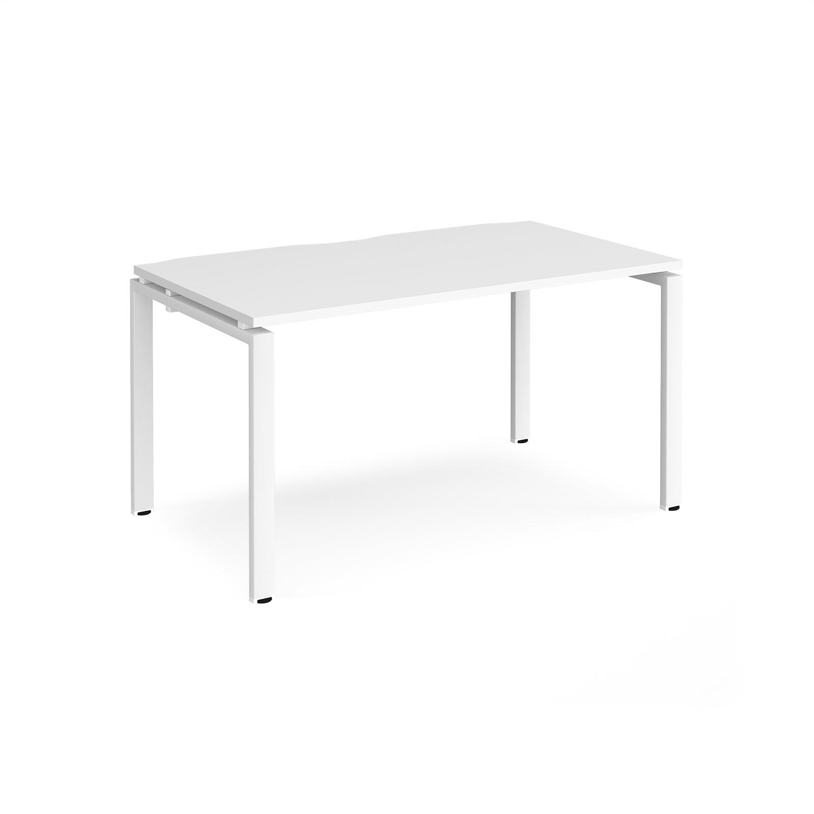 a white table with a white top on a white background