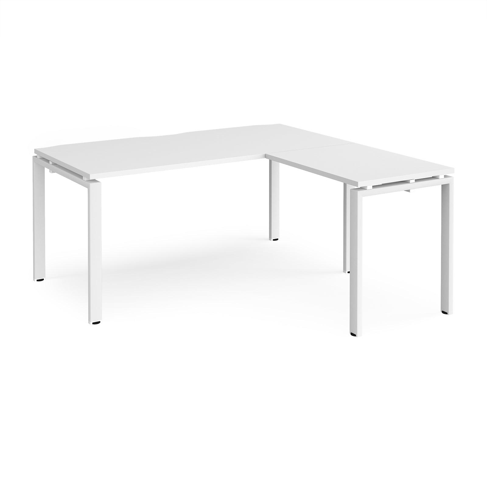 a white table with a white top on a white background